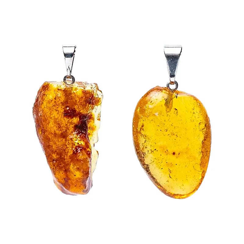 Pendentif en Ambre percé