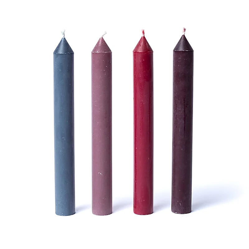Bougies de table recyclées inodores (lot de 24) – vue 2