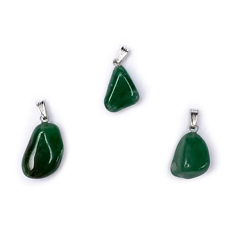 Pendentif en Aventurine Verte avec crochet