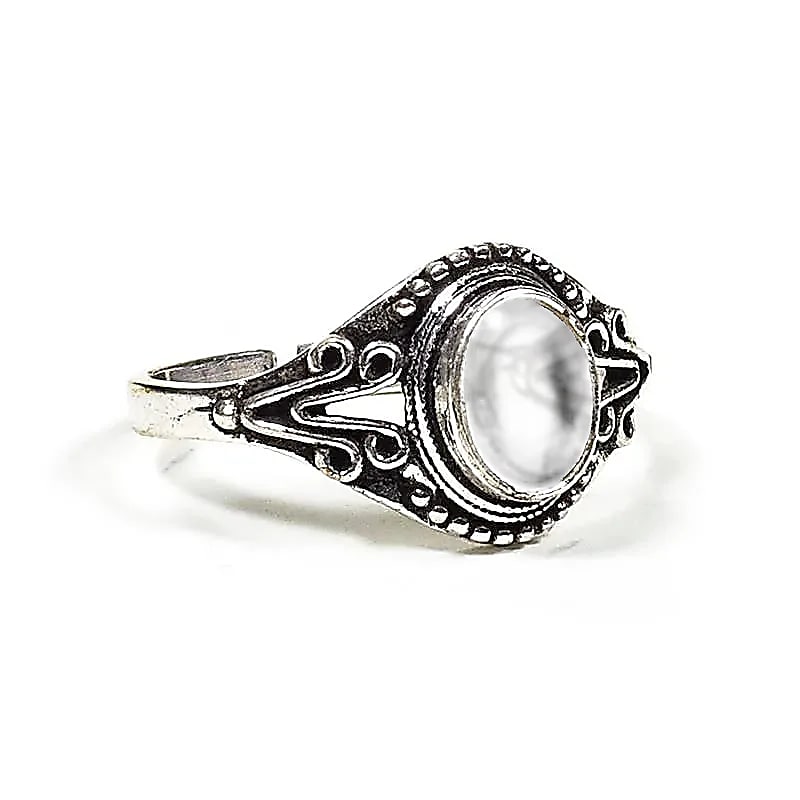 Bague avec cristal de roche – vue 2