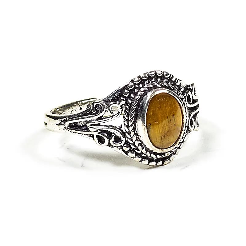 Bague avec Œil de tigre – vue 2
