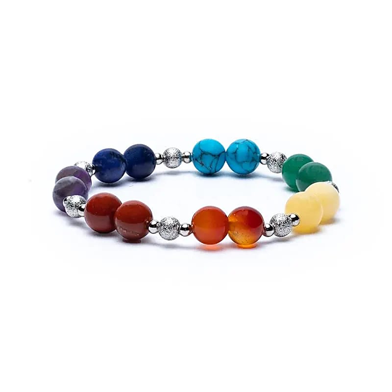 Bracelet 7 chakras | Pierres 7 mm