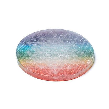 Sous-verres en Sélénite - Décoration bouddhiste