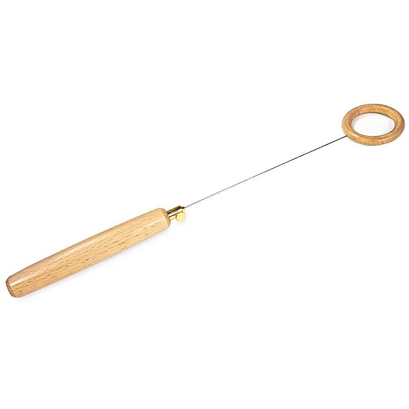 Baguette de sourcier de 35 cm de longueur en bois de bouleau et aluminium : votre allié d&