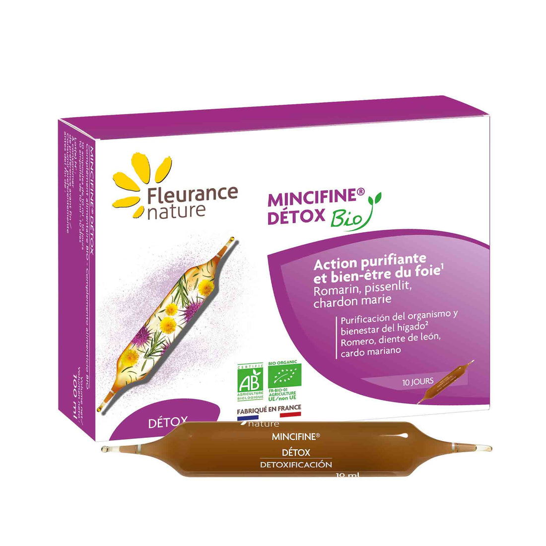 Mincifine® détox BIO en ampoules