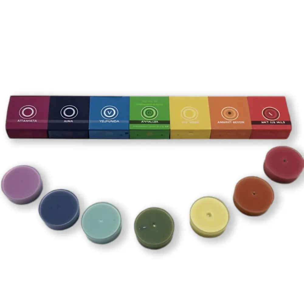 Bougies de méditation 7 chakras – vue 2
