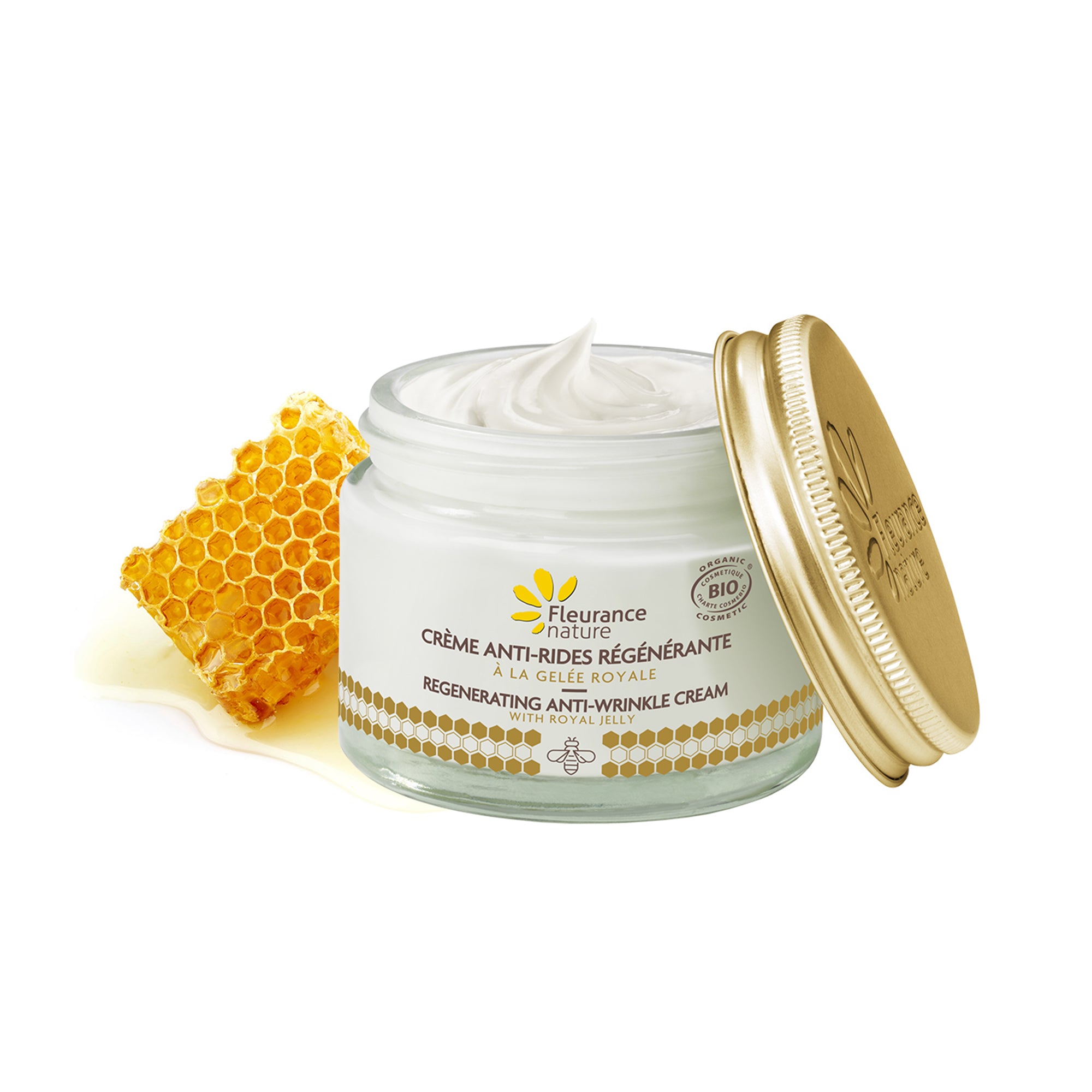 Crème anti rides régénérante à la gelée royale
