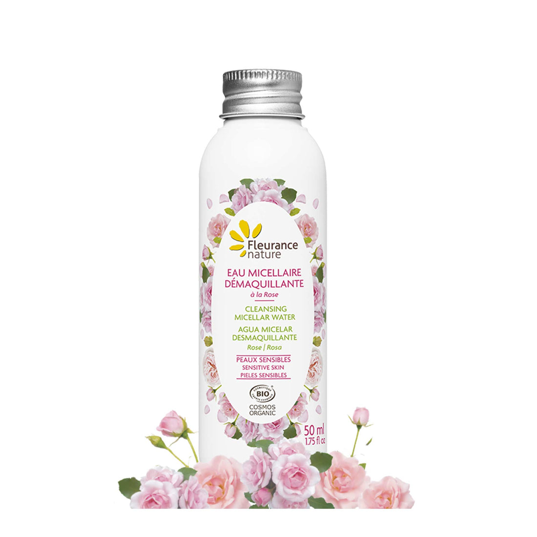 Eau micellaire démaquillante à la rose | 50ml