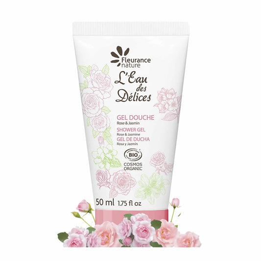 Gel Douche 50ml Rose et Jasmin – Douceur Florale pour la Peau
