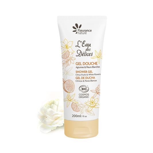 Gel Douche 200ml Agrumes et Fleurs Blanches – Fraîcheur et Douceur Naturelle