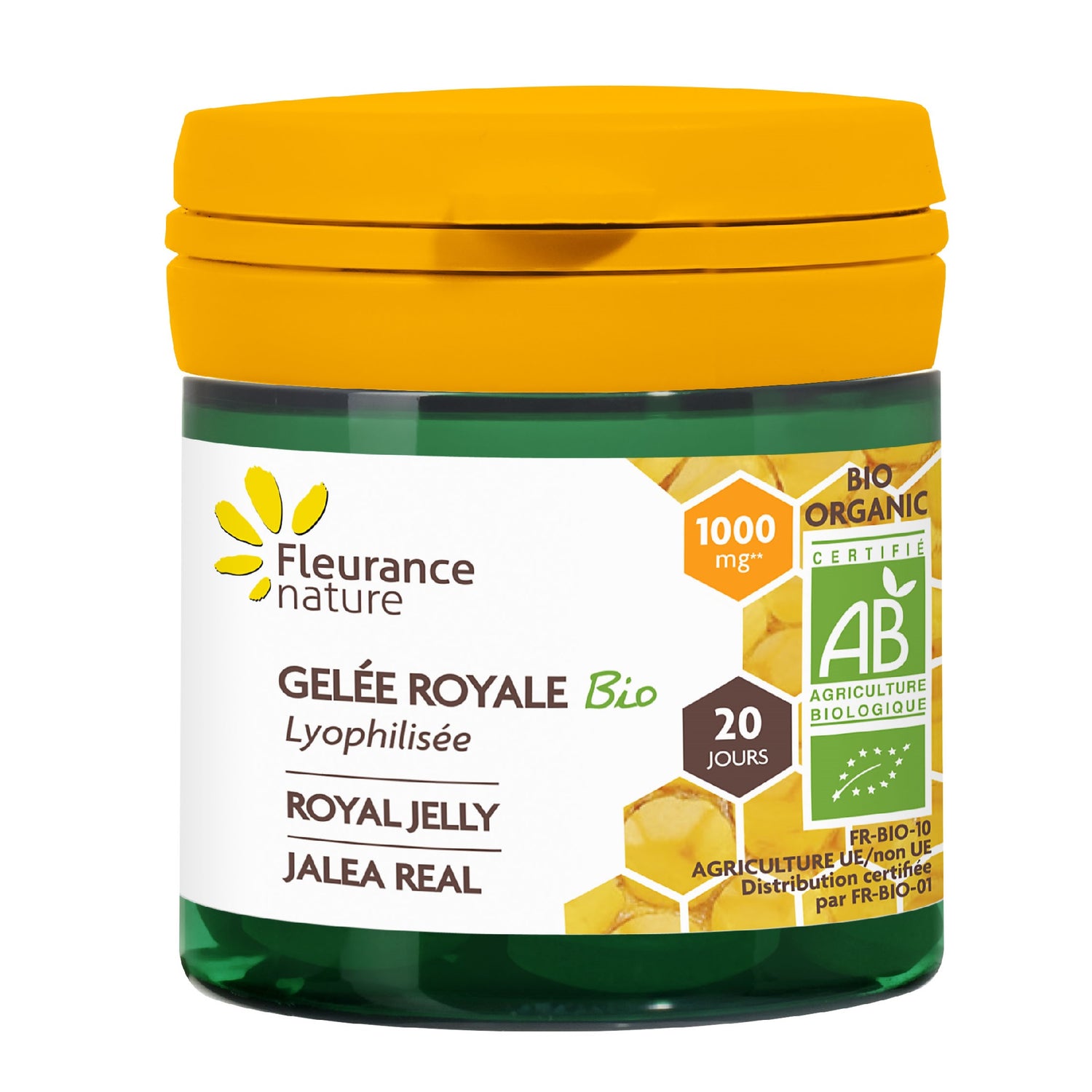 Gelé royale lyophilisee BIO (20 jours)