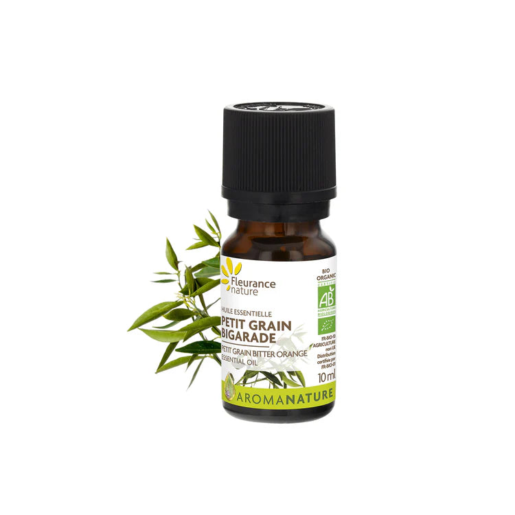 Huile Essentielle de Petit Grain Bigarade Bio | Anti-Stress & Amélioration du Sommeil - Flacon de 10 ml