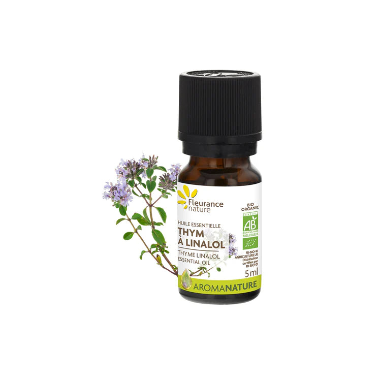 Huile essentielle Thym à linalol Bio de Fleurance Nature - Flacon doseur de 5ml