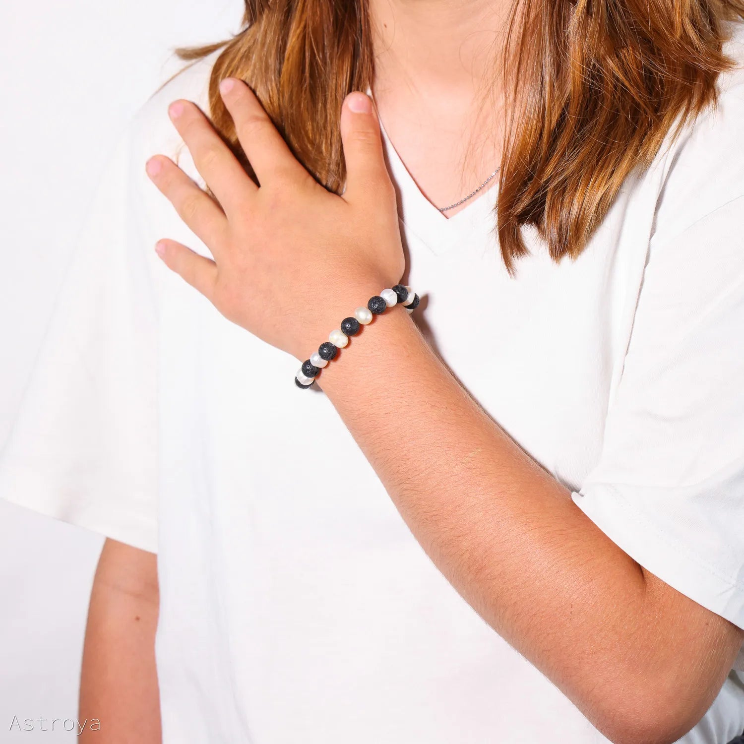 Bracelet Pierre de Lave - Perles
