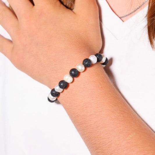 Bracelet Pierre de Lave - Perles