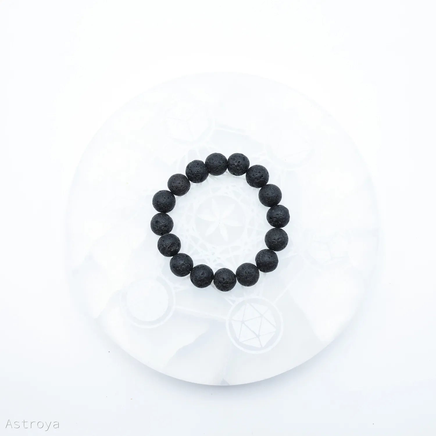 Bracelet Pierre de Lave - 12 mm