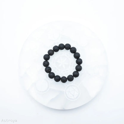 Bracelet Pierre de Lave - 12 mm
