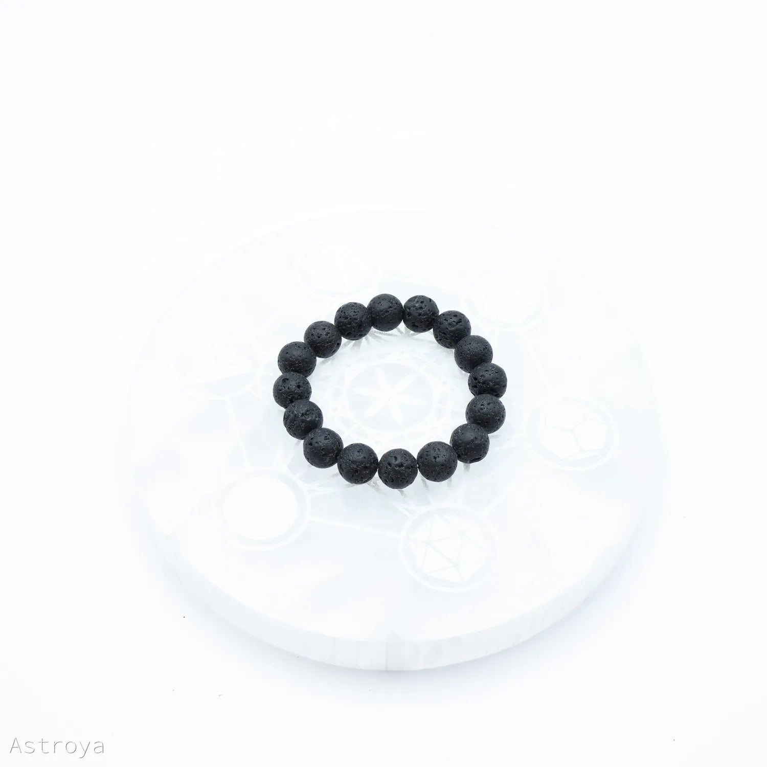 Bracelet Pierre de Lave - 12 mm