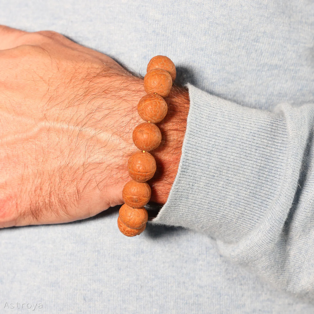 Bracelet graines de Bodhi brutes - 14 mm | 18 perles