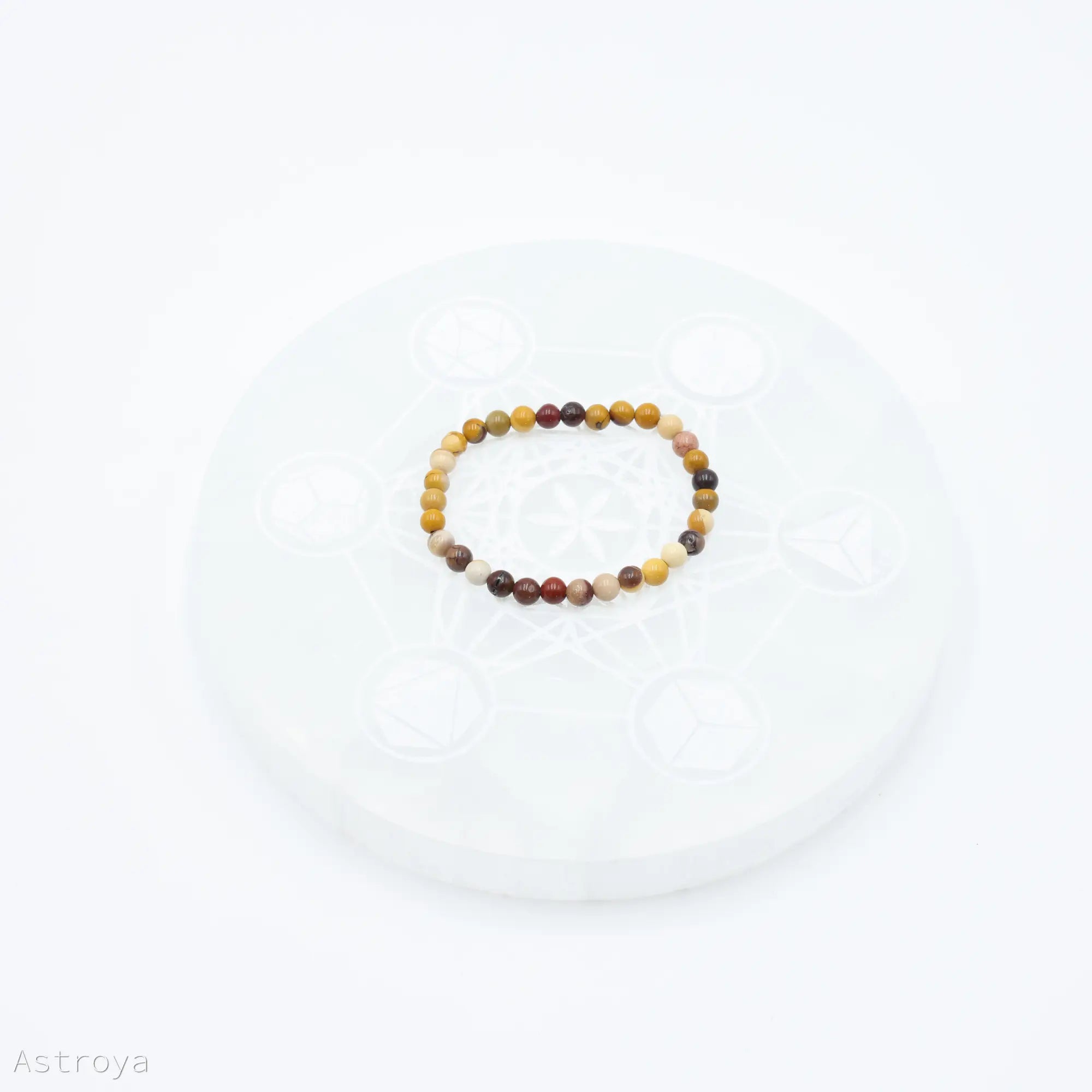Bracelet en Jaspe Mokaïte