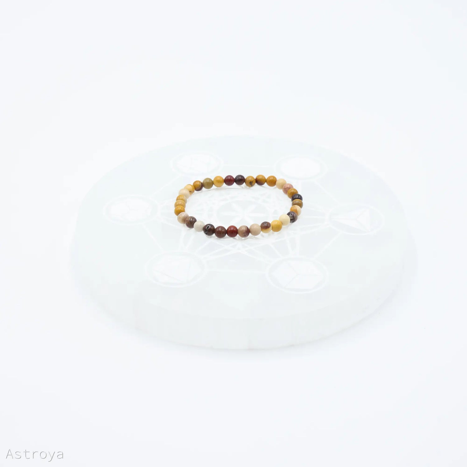Bracelet en Jaspe Mokaïte