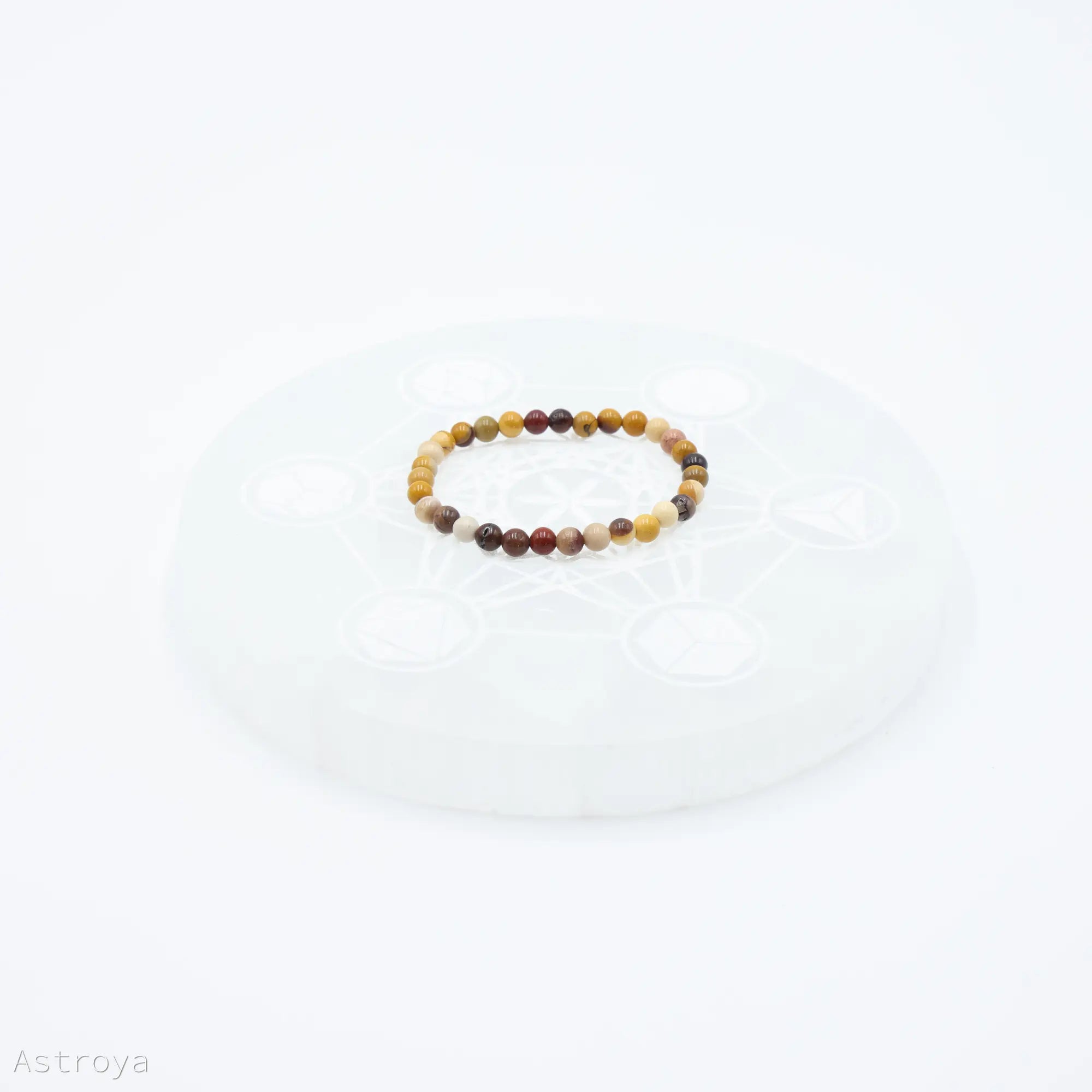 Bracelet en Jaspe Mokaïte