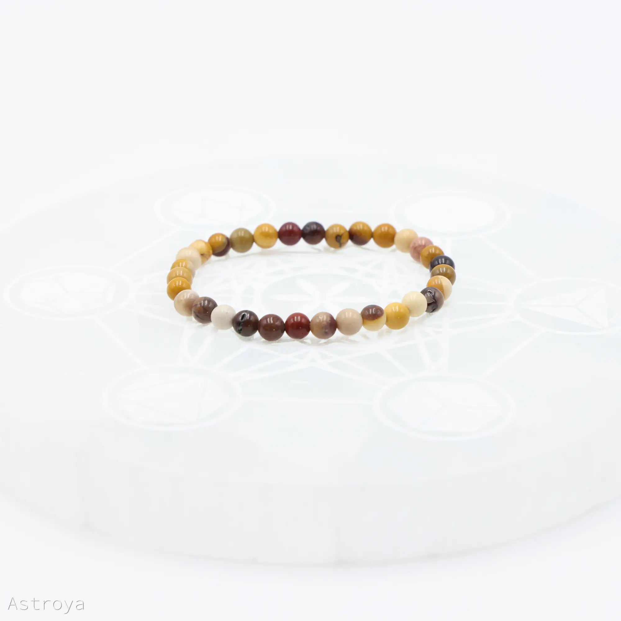 Bracelet en Jaspe Mokaïte