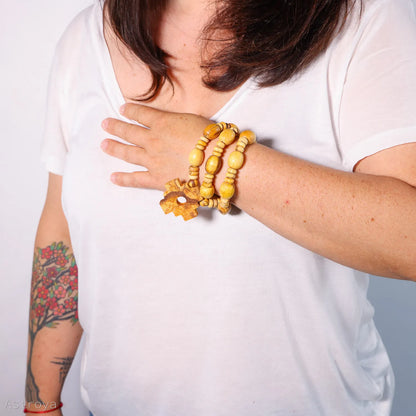 Collier Palo Santo Croix Inca Chakana