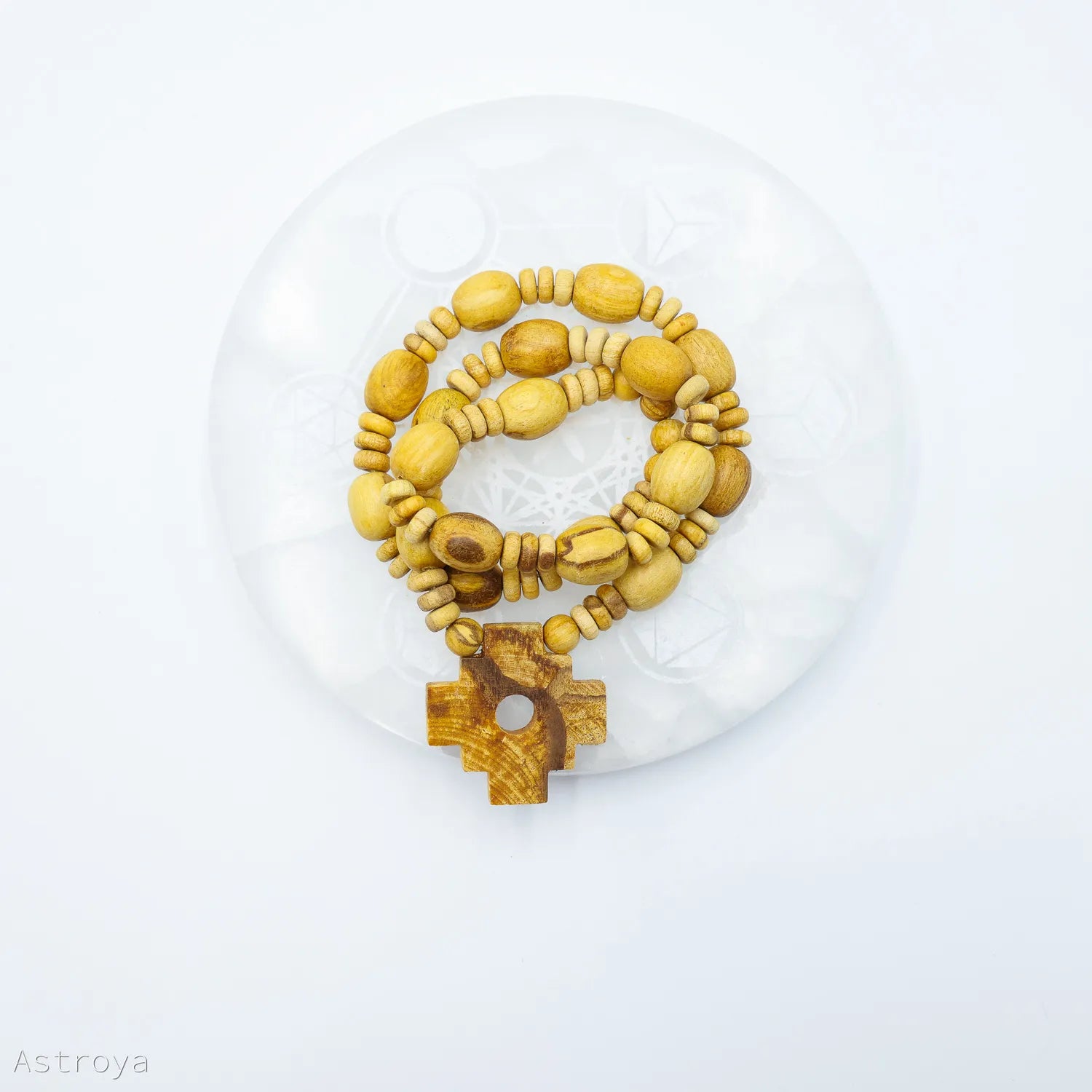 Collier Palo Santo Croix Inca Chakana