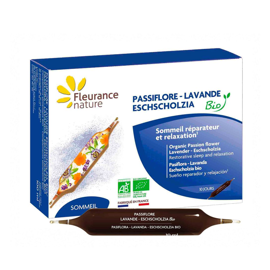 Ampoules Passiflore-Lavande-Eschscholzia Bio