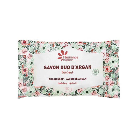 Savon exfoliant régénérant duo d'argan