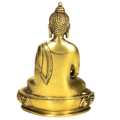 Bouddha Amithaba laiton monochrome – vue 4