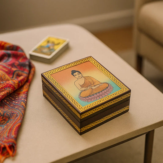 Boite à tarot ou bijoux Bouddha