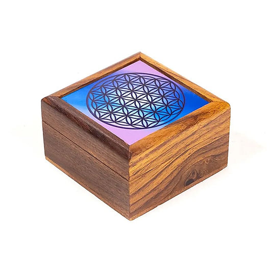 Boite Fleur de vie pour bijoux