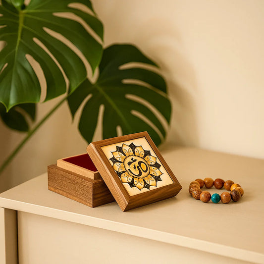 Boîte à bijoux Om