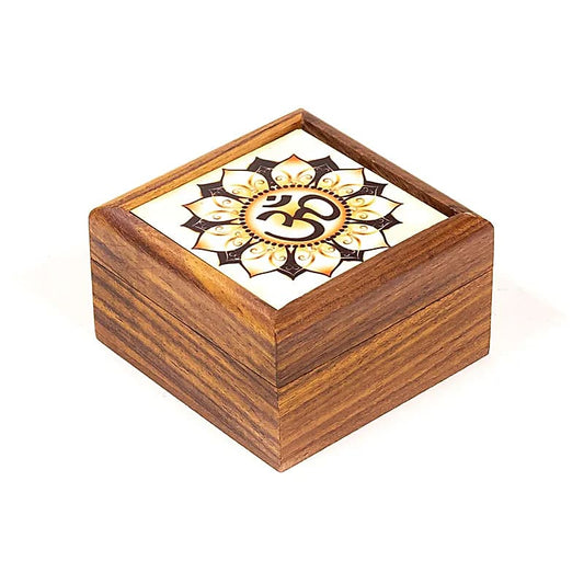 Boite à bijoux symbole OM