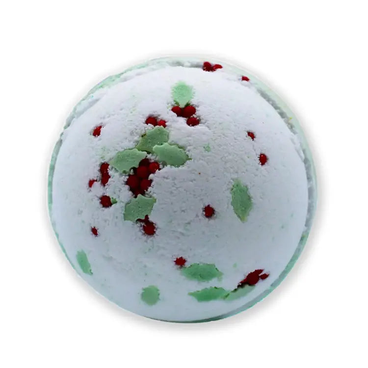 Bombes de Bain Baie de Houx et Gui – Magie des Fêtes et Relaxation