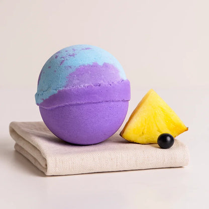 bombe de bain au karité améthyste détente et relaxation bain