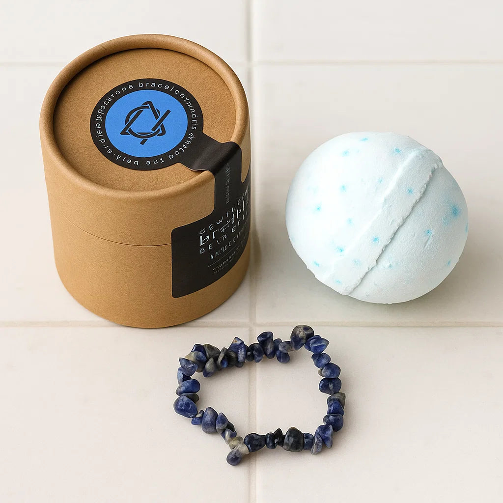Bombe de bain &amp; Bracelet Sodalite