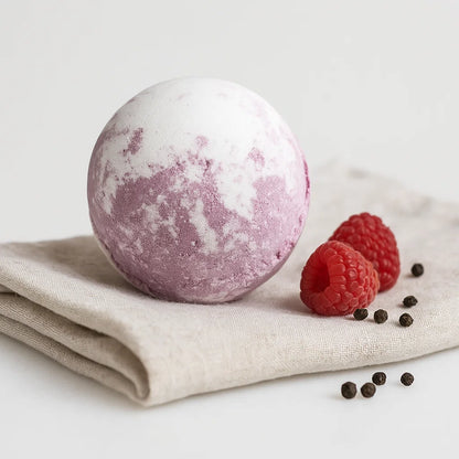 Bombe de bain au Karité | Framboise poivrée