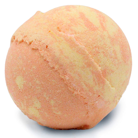 Boule de bain géante au Karité - Pêche Sangria - 180 gr 