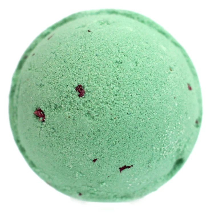 Boule de bain effervescente au karité &quot;romance&quot;, senteurs florales 180g