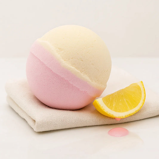 Bombe de bain au Karité | Limonade Rose