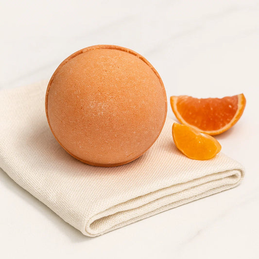 Bombe de bain au Karité | Pamplemousse Mandarine
