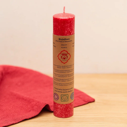 Bougie 1er chakra rouge