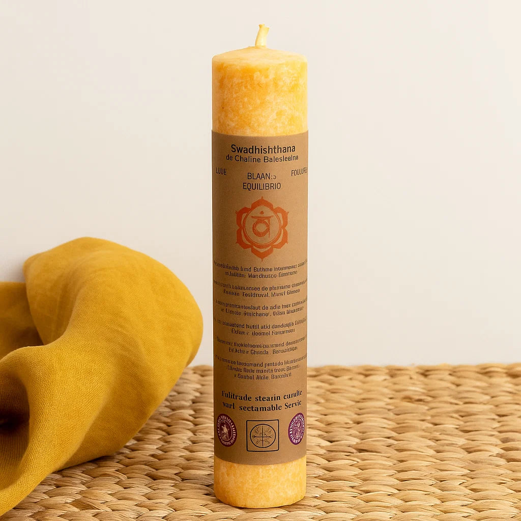 Bougie 3e chakra jaune
