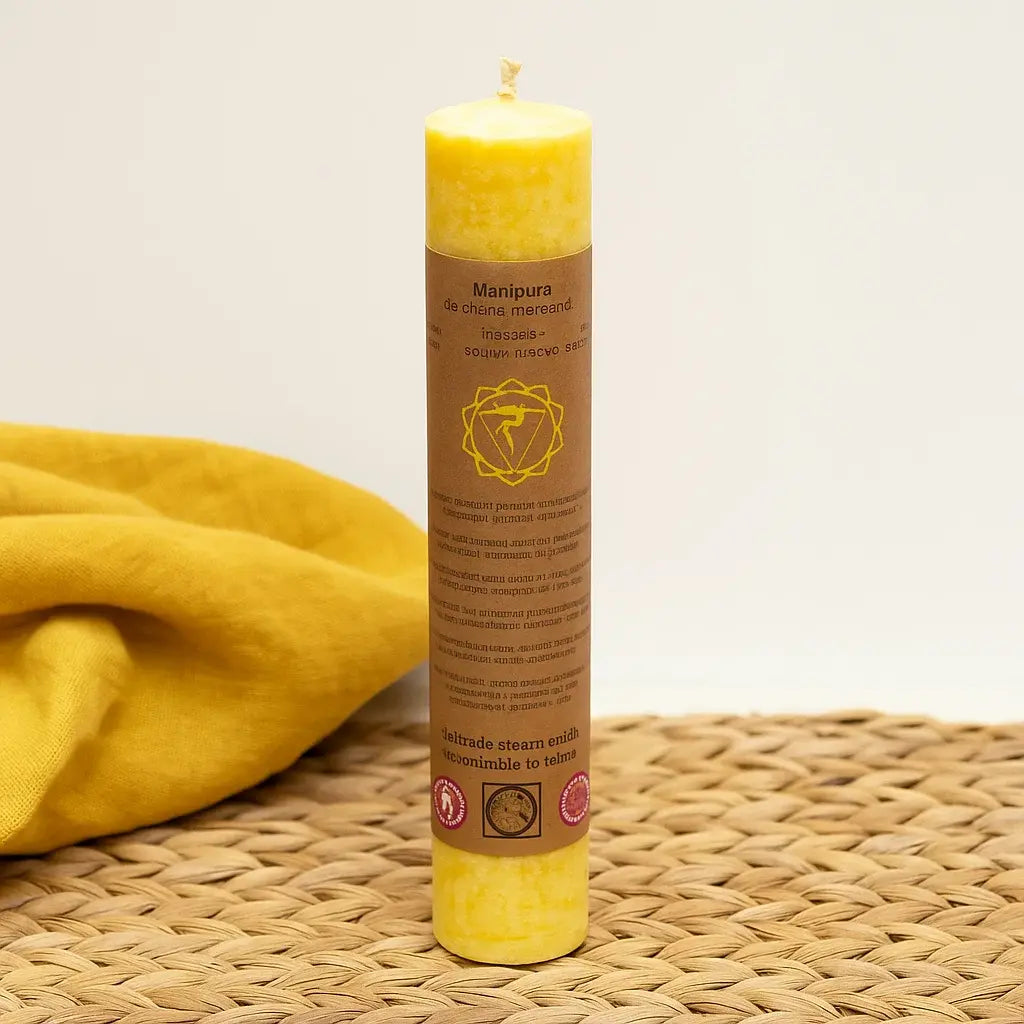 Bougie 3e chakra jaune