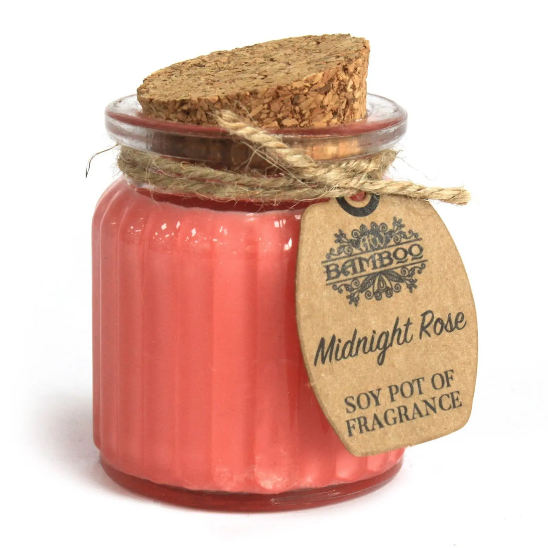 Bougie naturelle senteur rose nocturne – parfum raffiné et envoûtant