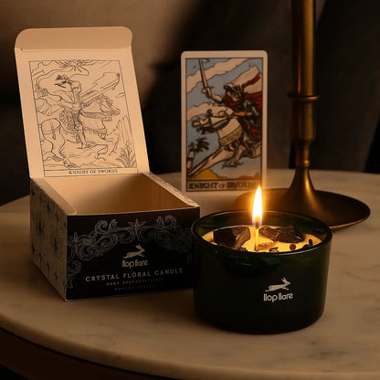 Bougie Magique Cristal - Le Chevalier des épées parfumée et décorative