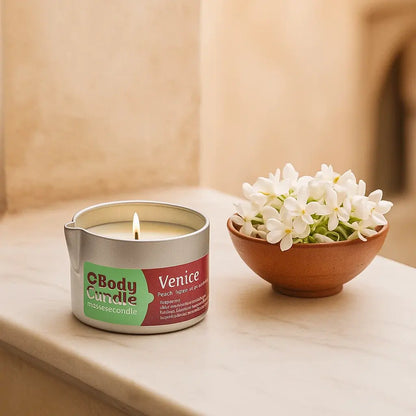 Bougie de massage bio - Venise